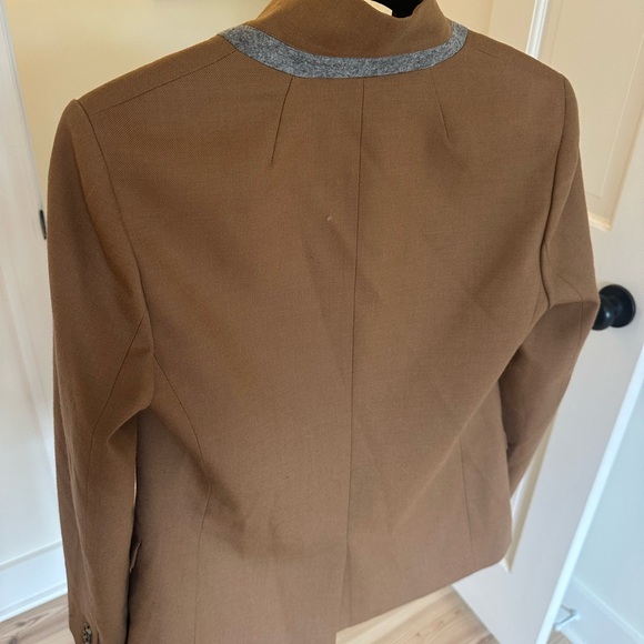 J.Crew blazer size 4 tan color - Picture 5 of 6
